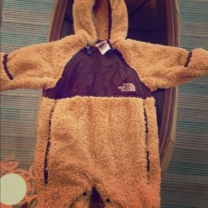 Baby boy bunting suit